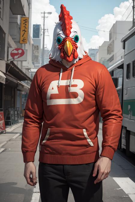 2498302-1661389650-masterpiece, best quality, absurdres, 1boy, solo, JacketHotlineMiami, mask, hoodie, pants,.png